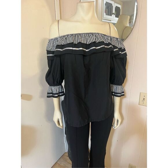 Vintage Pitchfork Brand Off Shoulder Square Dance Western Wear XS - Picture 2 of 5